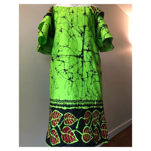 African print dress - Picture 2 of 3